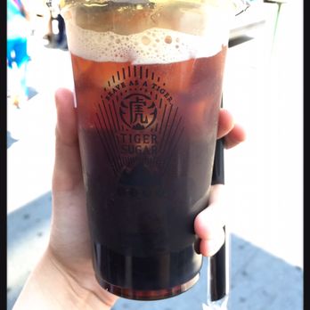 Tiger Sugar - Brown Sugar Black Tea with Pearl ($4.50) - Bubble Tea Near Me - Flushing, New York