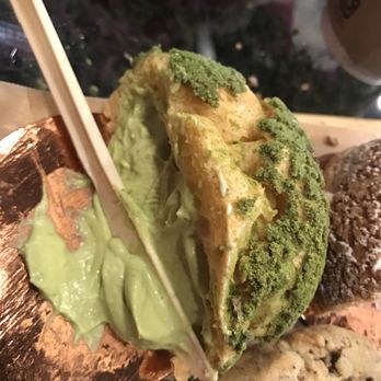 Bibble & Sip - Matcha cream puff - Coffee & Tea Near Me - New York, New York Bibble & Sip - Matcha cream puff - Coffee & Tea Near Me - New York, New York