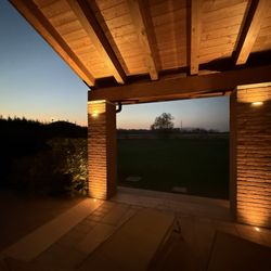 Annia Park Hotel - Patio at sunset