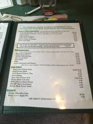 Menu photo 4 Peter McManus Cafe New York, NY Menu photo 4 Peter McManus Cafe New York, NY