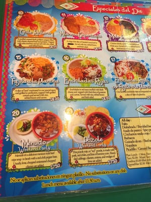 Menu photo 4 Nopalitos Dona Maria Houston, TX