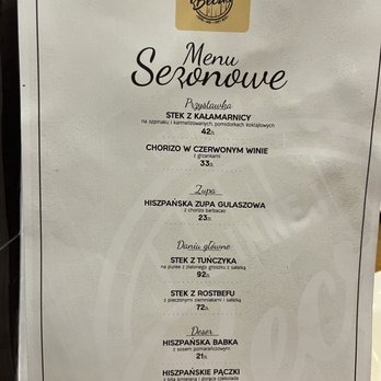 Z Innej Beczki - Menu - Spanish Near Me - Piła, WP