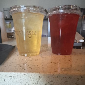 Elevenses Cafe - Hibiscus rose and grapefruit mint tea - Cafes Near Me - Astoria, New York