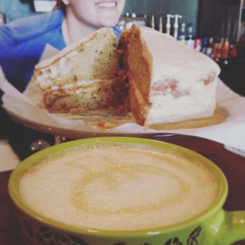 Mountain Comforts Coffee Cafe - Pumpkin Spice Latte $3.25 not super sweet and the coffee shines through. - Coffee & Tea Near Me - Bradenton, Florida Mountain Comforts Coffee Cafe - Pumpkin Spice Latte $3.25 not super sweet and the coffee shines through. - Coffee & Tea Near Me - Bradenton, Florida