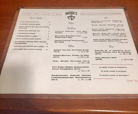 Menu photo 5 Archie's Tap & Table Bronx, NY Menu photo 5 Archie's Tap & Table Bronx, NY