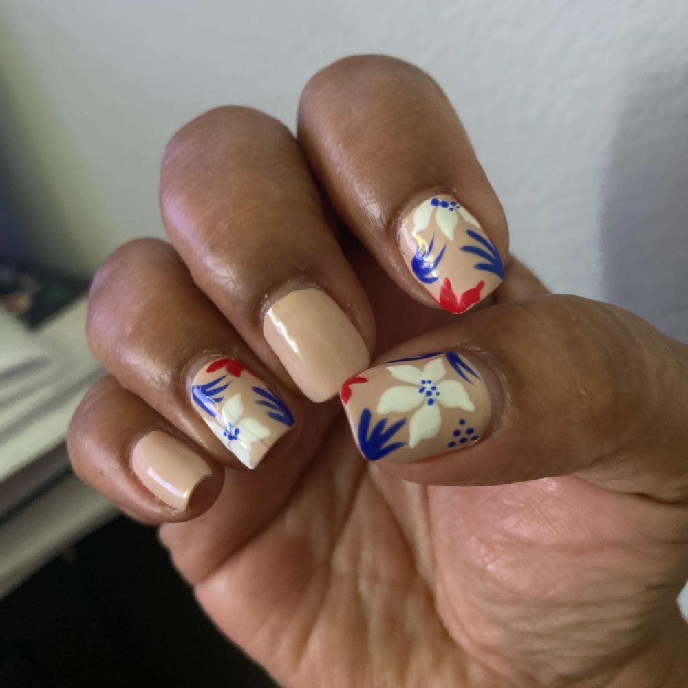 Latin Nails - These are my awesome nails ( 2 weeks after I got them done) - Nail Salons Near Me - Kissimmee, Florida Latin Nails - These are my awesome nails ( 2 weeks after I got them done) - Nail Salons Near Me - Kissimmee, Florida