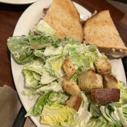 French Onion Grilled Cheese and Cesar Salad. French Onion Grilled Cheese and Cesar Salad.