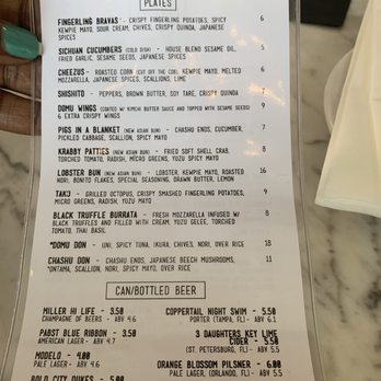 DOMU - The menu - Ramen Near Me - Jacksonville, Florida DOMU - The menu - Ramen Near Me - Jacksonville, Florida