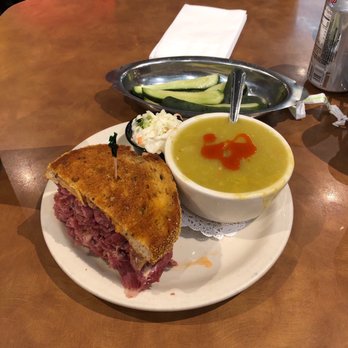 Chompie's - 1/2 Ruben and split pea soup. - Delis Near Me - Scottsdale, Arizona