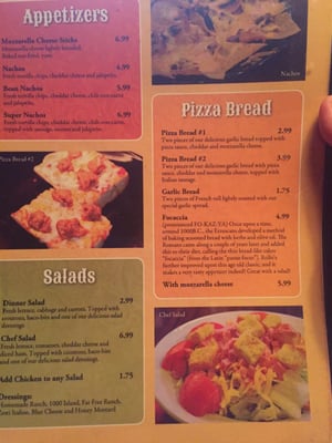 Menu photo 3 Poppa Rollo's Pizza Waco, TX