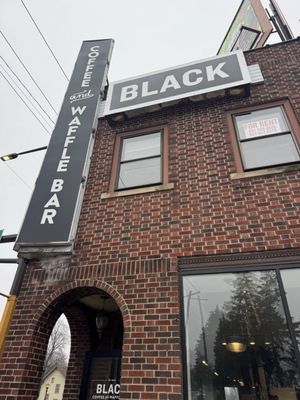 Black Coffee and Waffle Bar by null
