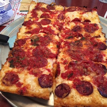 Buddy's Pizza - Dearborn - 8 square Detroiter pizza - Pizza Near Me - Dearborn, Michigan