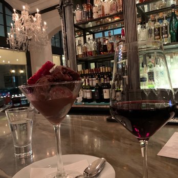 La Traviata - Chocolate gelato paired with rich red wine - Italian Near Me - Long Beach, California