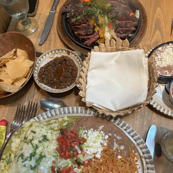 Elena's Mexican Restaurant - C- Chicken Enchilada Verde Bake LARGE Carne Asada Fajitas - American Near Me - San Francisco, California