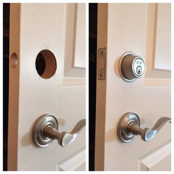 A & B Lock And Security - New deadbolt installation (Gilford, NH)