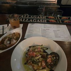 Happy Hour meatballs, grilled avocado toast with a season cocktail, Catcher in the Rye.