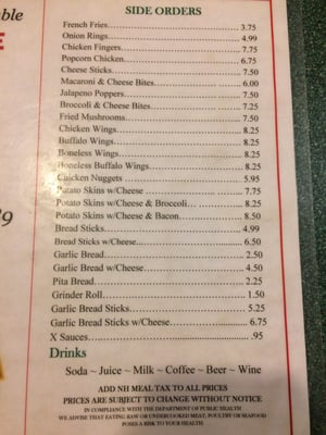 Menu photo 4 Village Pizza Woodsville, NH Menu photo 4 Village Pizza Woodsville, NH