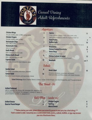 Menu photo 6 Porter's Pub Rochester, NH Menu photo 6 Porter's Pub Rochester, NH