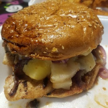 Paradise Burger And Kitchen - Aloha Burger substituted with chicken breast - Burgers Near Me - Windsor, California Paradise Burger And Kitchen - Aloha Burger substituted with chicken breast - Burgers Near Me - Windsor, California