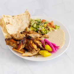 Yalla Cafe - Chicken Shawarma plate