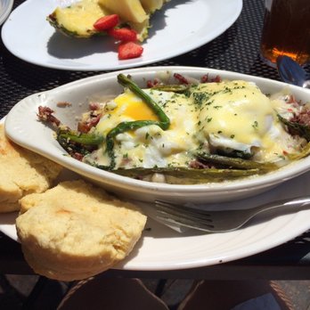 The Buttered Biscuit - Corned beef special with a biscuit. Yum! - New American Near Me - Bradley Beach, New Jersey