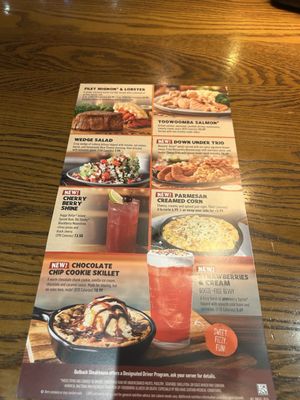 Menu photo 1 Outback Steakhouse Visalia, CA