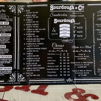 Sourdough & Co - Menu - Sandwiches Near Me - Novato, California Sourdough & Co - Menu - Sandwiches Near Me - Novato, California