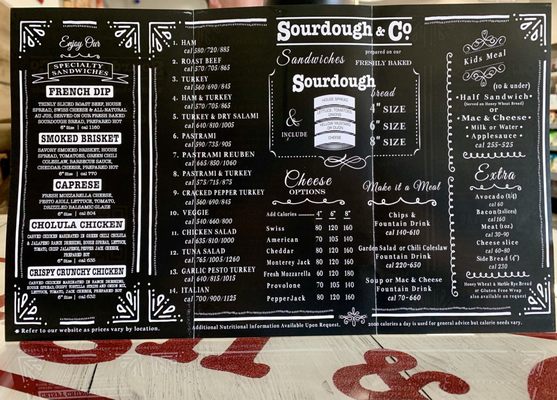 Menu photo 1 Sourdough & Co Novato, CA Menu photo 1 Sourdough & Co Novato, CA