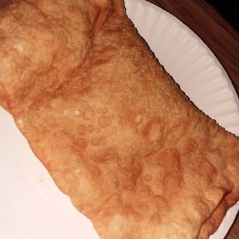 Brazilian Grill & Bakery - Pastel - Kind Of Like A Hot Pocket Filled With Ground Chicken.   It's Huge! - Brazilian Near Me - Columbus, Ohio