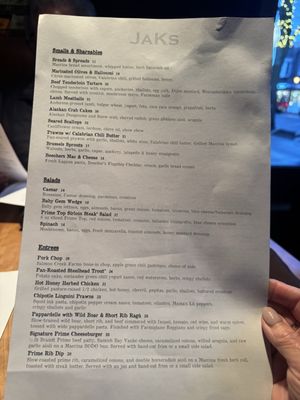 Menu photo 2 JaK's Grill Seattle, WA Menu photo 2 JaK's Grill Seattle, WA