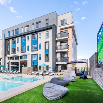 Basecamp at RED - Basecamp: Resort-style Pool and Spa/Poolside LED Screen - Apartments Near Me - Reno, Nevada Basecamp at RED - Basecamp: Resort-style Pool and Spa/Poolside LED Screen - Apartments Near Me - Reno, Nevada