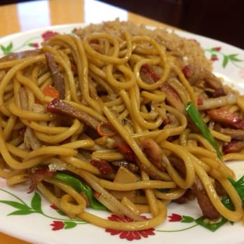 Wu's Kitchen - Pork lo mein. - Chinese Near Me - Rehoboth Beach, Delaware