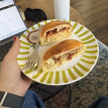 Pop's Bun Shop - Egg and queso and salsa kolache, egg and cheese and chutney kilache - Bakeries Near Me - Philadelphia, Pennsylvania Pop's Bun Shop - Egg and queso and salsa kolache, egg and cheese and chutney kilache - Bakeries Near Me - Philadelphia, Pennsylvania
