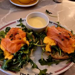 The Breakfast Club - Salmon, scrambled eggs, n spinach