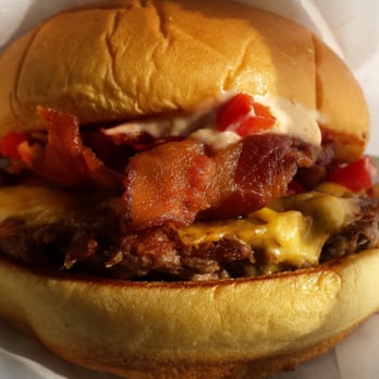 Shake Shack Winter Park - The SmokeShack Cheeseburger w/ applewood bacon, chopped cherry pepper & ShakeSauce - Burgers Near Me - Winter Park, Florida
