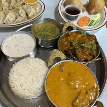 Himalayan Restaurant - Combo plate (it's pretty big) - Indian Near Me - Big Bear Lake, California