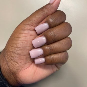 KL Beauty & Nail Shop - Shirt square nails, rose nude color - Nail Salons Near Me - Brookhaven, Georgia