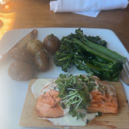 Cedar Plank Salmon Plate Cedar Plank Salmon Plate