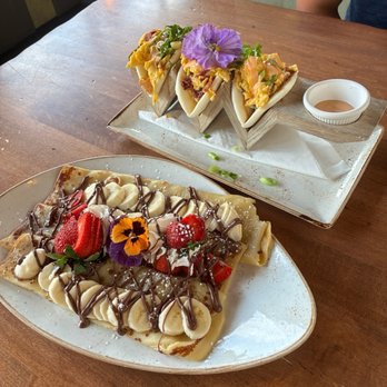 Fairview Farmers - Breakfast bao and Nutella Swedish pancakes. - Breakfast & Brunch Near Me - Fairview, Texas