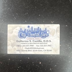 City Dental Care South Gate - Business card