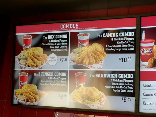 Menu photo 3 Raising Cane's Chicken Fingers Temple, TX