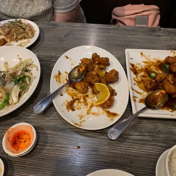 Wild Ginger Asian Bistro - (L to R) Lemongrass Chicken, Orange Chicken, Wild Ginger Chicken, Fried Rice and White Rice - Asian Fusion Near Me - Gilbert, Arizona Wild Ginger Asian Bistro - (L to R) Lemongrass Chicken, Orange Chicken, Wild Ginger Chicken, Fried Rice and White Rice - Asian Fusion Near Me - Gilbert, Arizona