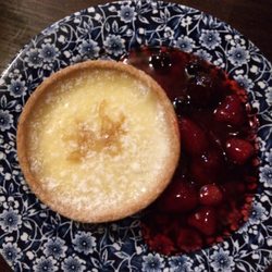 The Linen Hall - Lemon tart with berry compote