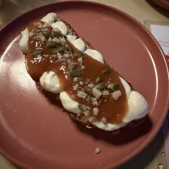 The Peach House - WHIPPED RICOTTA TOAST - Mediterranean Near Me - Lakeland, Florida