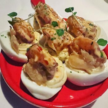 Steak 48 - Crispy Shrimp Deviled Eggs - Steakhouses Near Me - Beverly Hills, California Steak 48 - Crispy Shrimp Deviled Eggs - Steakhouses Near Me - Beverly Hills, California