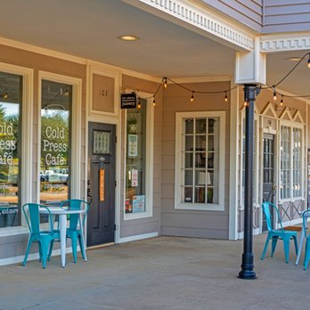 Cold Press Cafe - Outside of CV Juicery which is also Cold Press Cafe.  At first I was confused but both of them are the same place - Juice Bars & Smoothies Near Me - Colleyville, Texas