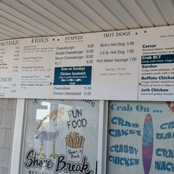 Shore Break - Ordering window