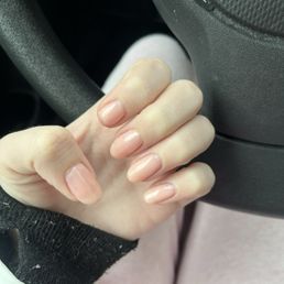 Nude gel nails Nude gel nails