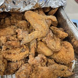 Captain Jay's Fish & Chicken - Lemon pepper wings, hot and fresh.