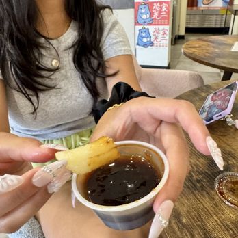 Only Bear Chicken & Boba - Garlic soy sauce - so good! - Bubble Tea Near Me - Mineola, New York